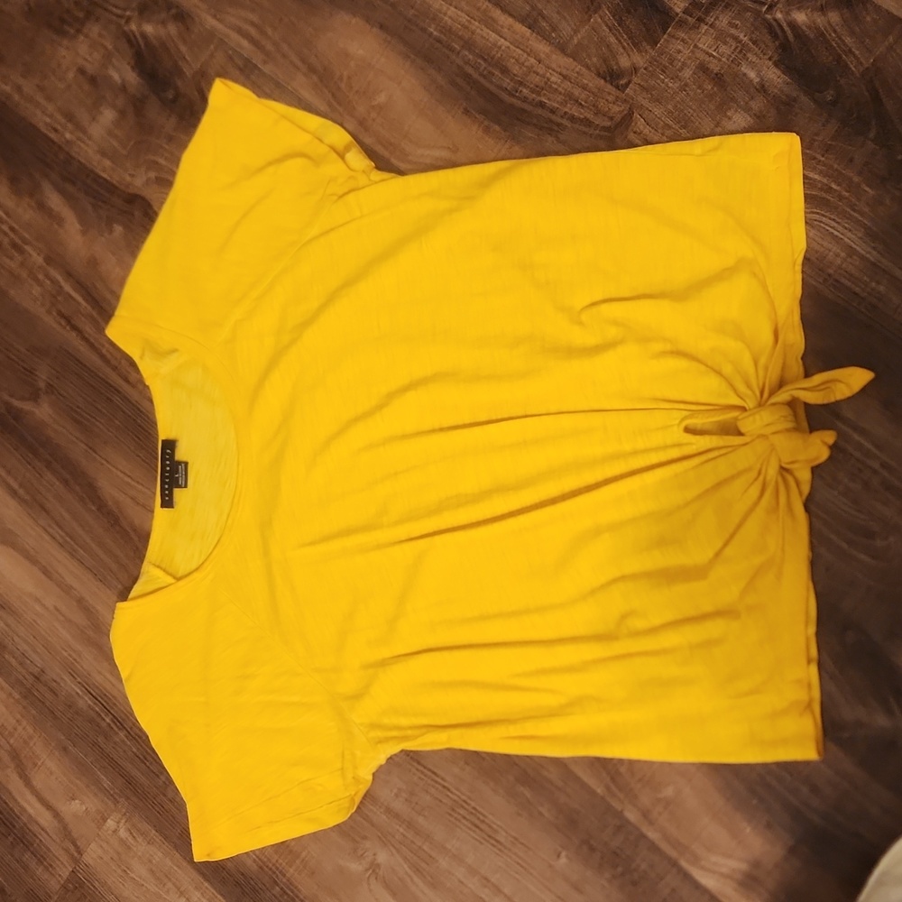 Sanctuary tie front tee